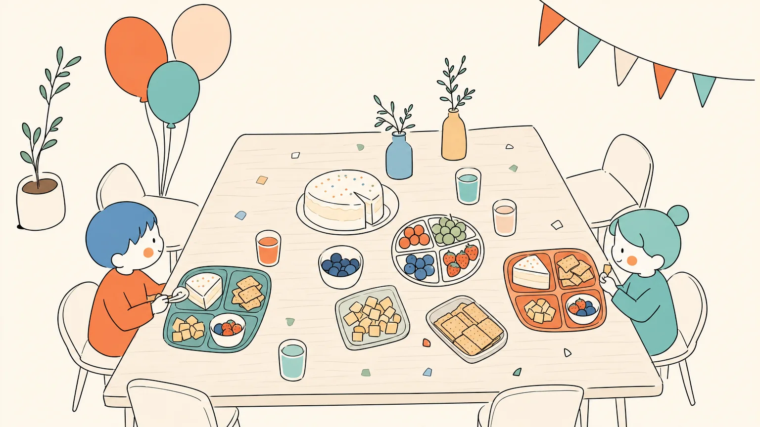 Food and Refreshments for Sensory-Sensitive Birthday Parties